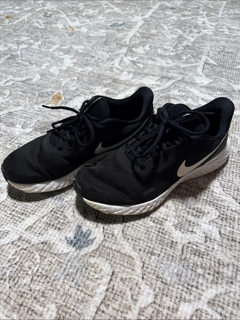 Women’s Nike Black and White Athletic Shoes
